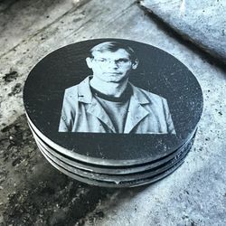 Slate Coasters Set of 4 Serial Killer Edition 