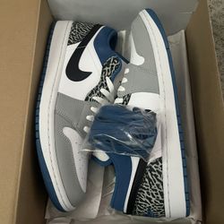 New Jordan 1 Low True Blue Size 11