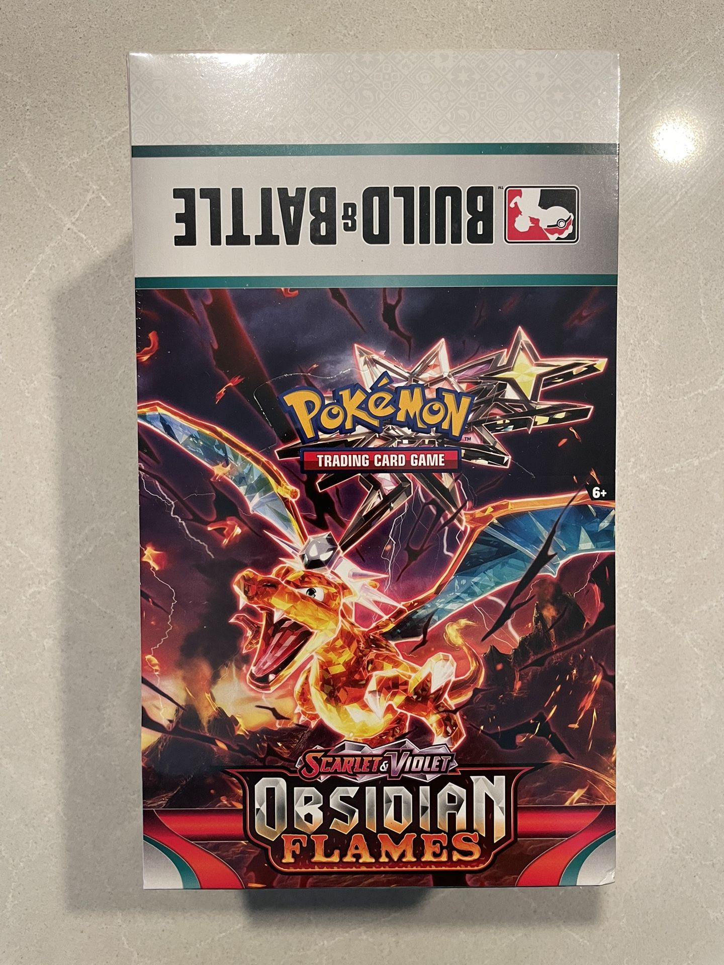 Obsidian Flames Build & Battle Box x10 Display *SEALED CASE* Pokemon Scarlet Violet Charizard Ruler Black Flame