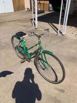 Sears Vintage Green Cruiser Bicycle