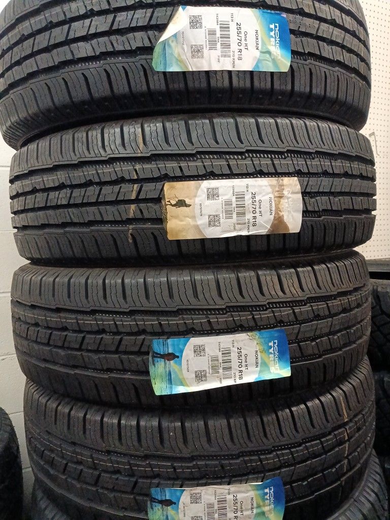 255 70 18 Nokian Hwy Tires Set Of 4 Tires On Sale