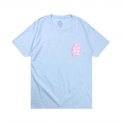 Blue Anti Social Social Club Mens Logo T Shirt
