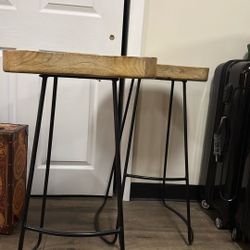 Mango Wood Barstools