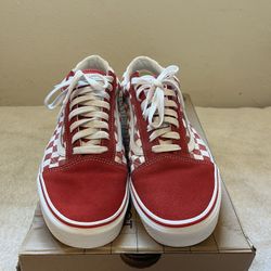 Vans Old Skool Checkered Red Vans 