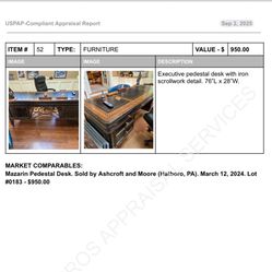 Executive Pedestal Desk