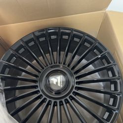 BLACK GLOSS 24 Inch Wheels Rims