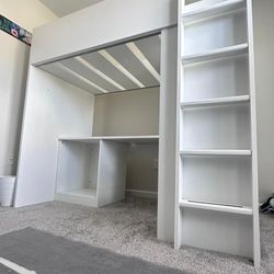 Loft Bed With Desk And Closet 