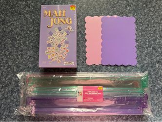 Hobby Lobby’s Purple MahJong Tile & Racks & Paddle Shufflers Sets