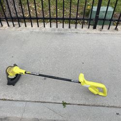 Ryobi string trimmer gardening tool
