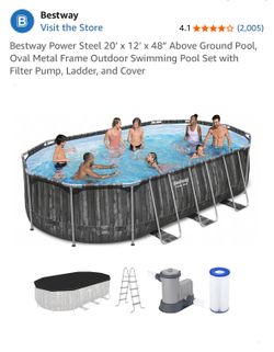Bestway over the ground pool - brand new 12x20ft