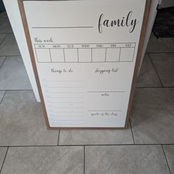 Scheduling Dry Erase Sign