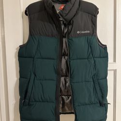 Columbia Men’s Puffer Vest Omni Heat Size Small