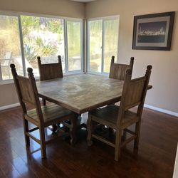 Tuscan Style Dining Table - Solid - $600