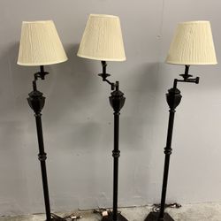(3) Floor Lamps - 5’ - Three Dimmable Settings $60 Cash or E-pay RI Daily Deals Message for appt. https://offerup.com/redirect/?o=aHR0cHM6Ly93d3cuZmFj