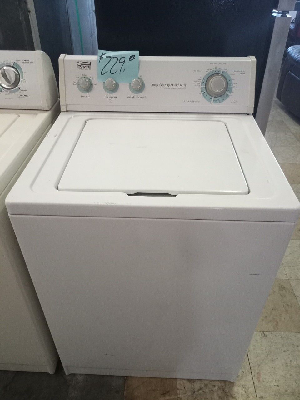 Whirlpool Estate Washing machine Washer super size heavy duty excellent . Warranty , Delivery available 2203 Fowler st. Ft. Myers 33901