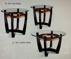 Coffee and End Tables Set