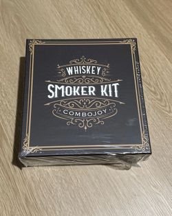 Whiskey Smoker Kit with Torch - 6 Flavors Wood Chips, 2 Glasses, 2 Ice Ball Mold