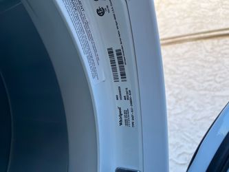 Whirlpool washer and dryer