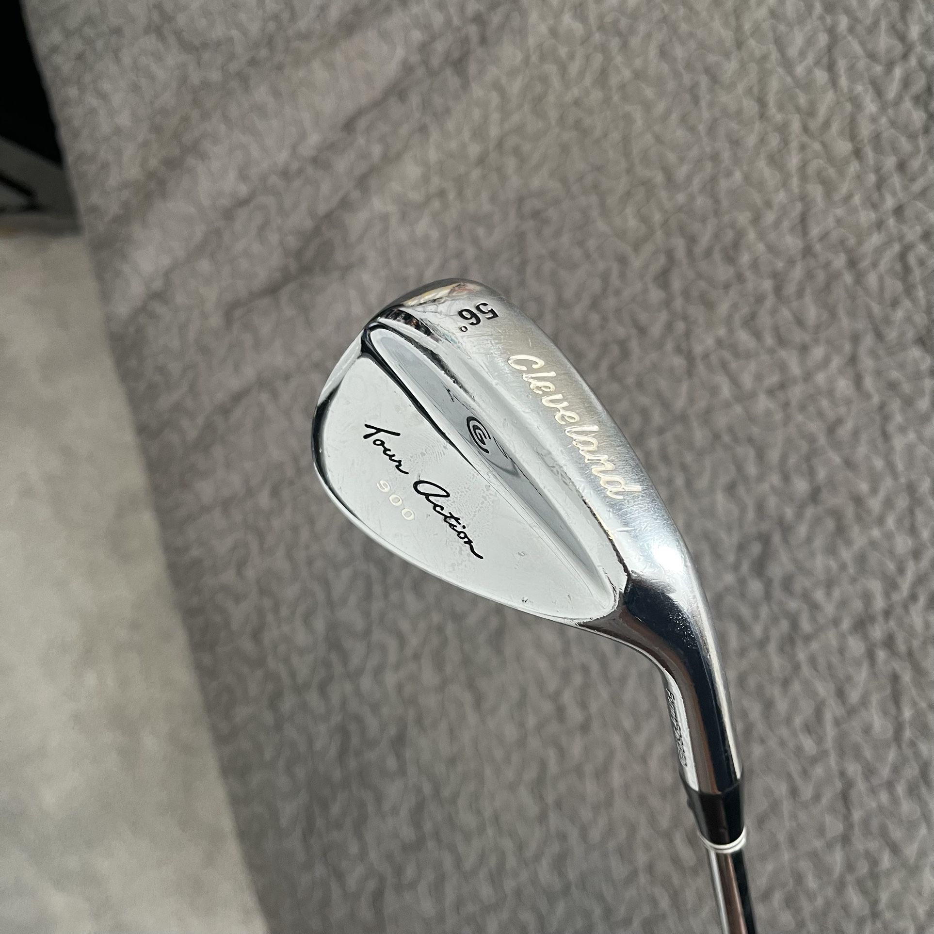 Cleveland Tour Action 900 Form Forged Golf Club Steel Shaft 56* Wedge 35 Inches - Original Grip