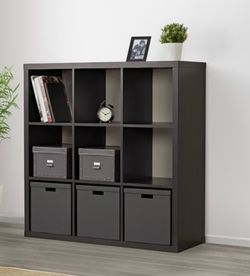 IKEA KALLAX  square shelves with drawers