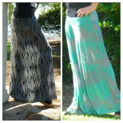 Burn out jersey pants