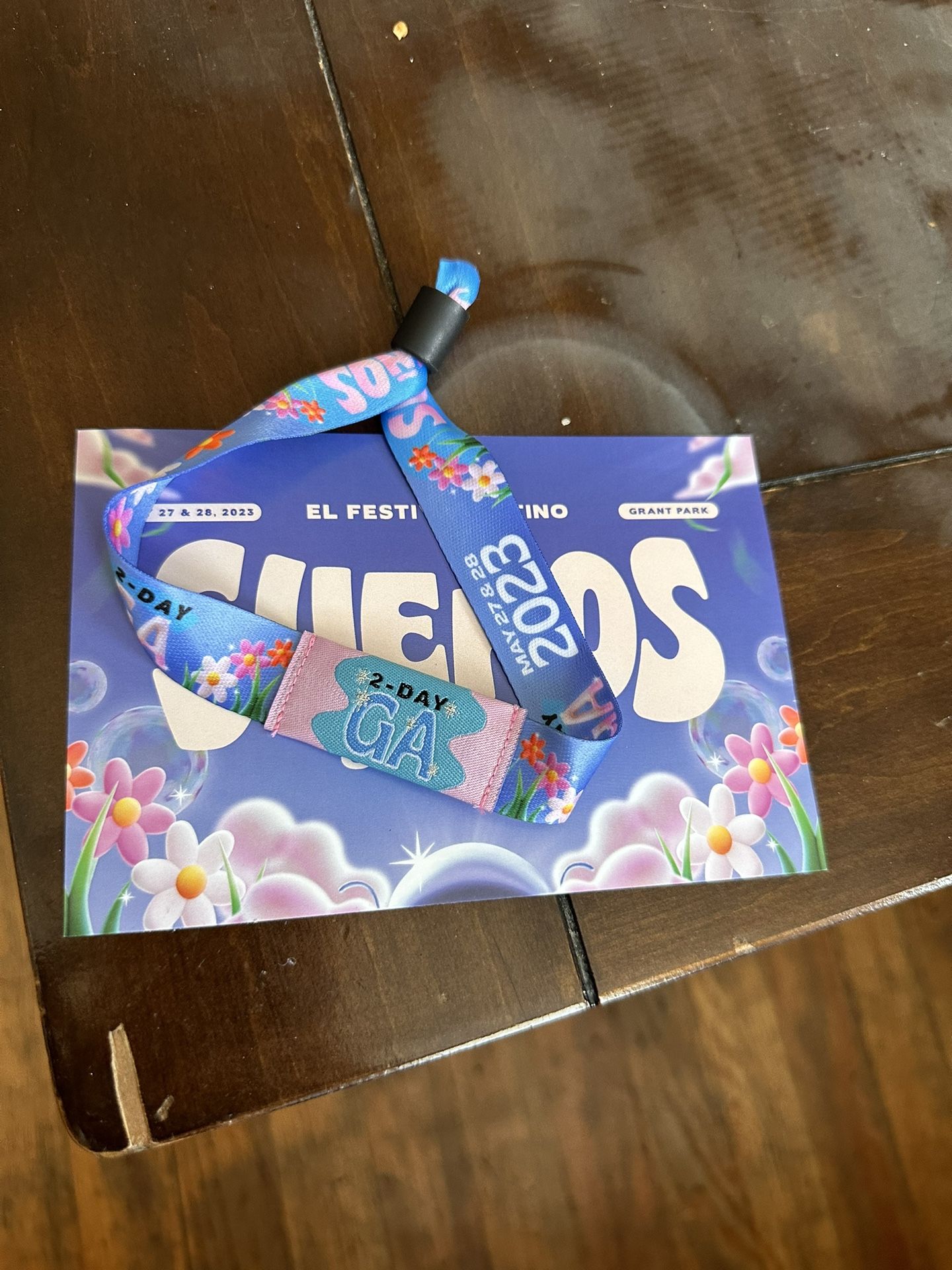 2 Day Sueños Wristband