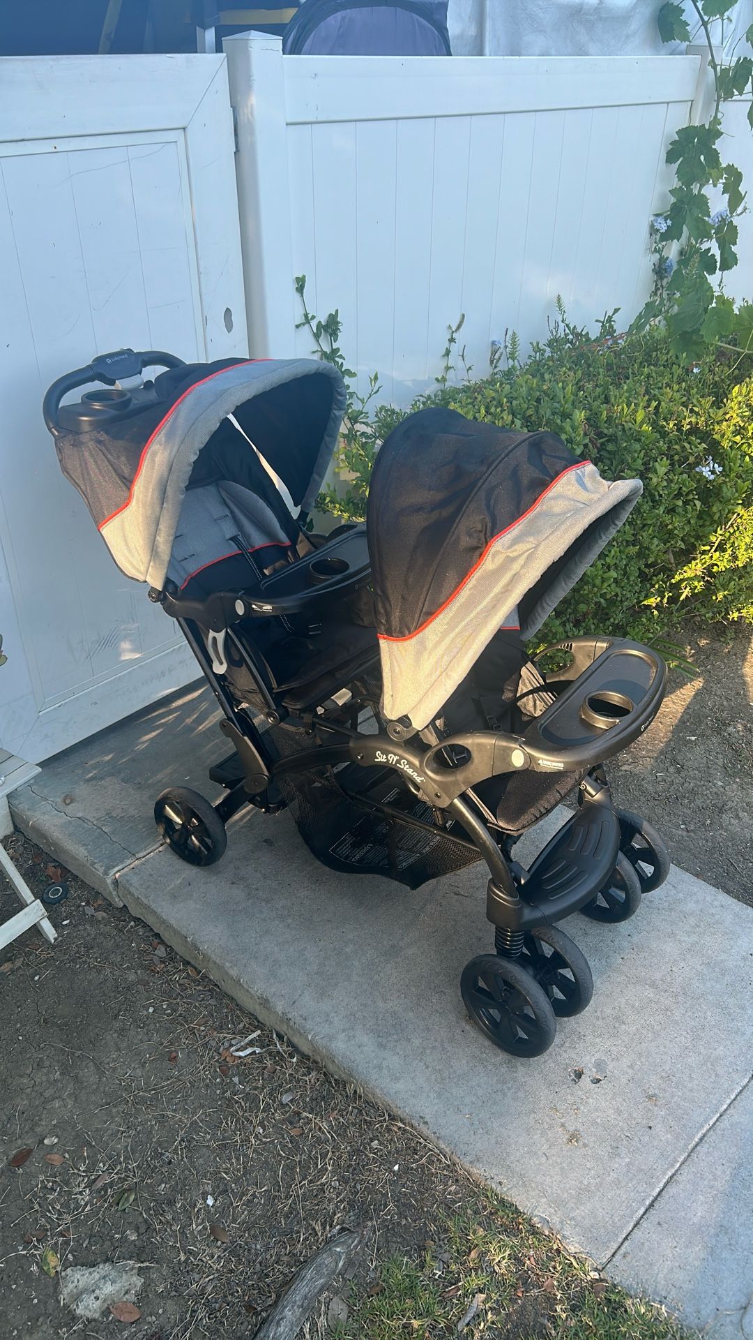 DOUBLE STROLLER 🥳