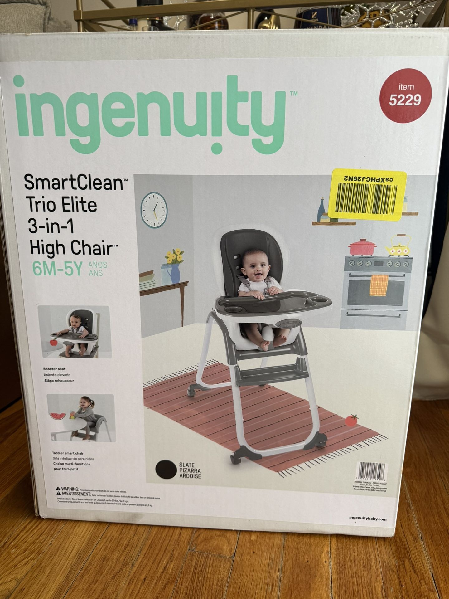 Ingenuity 3 In 1 Baby High Chair