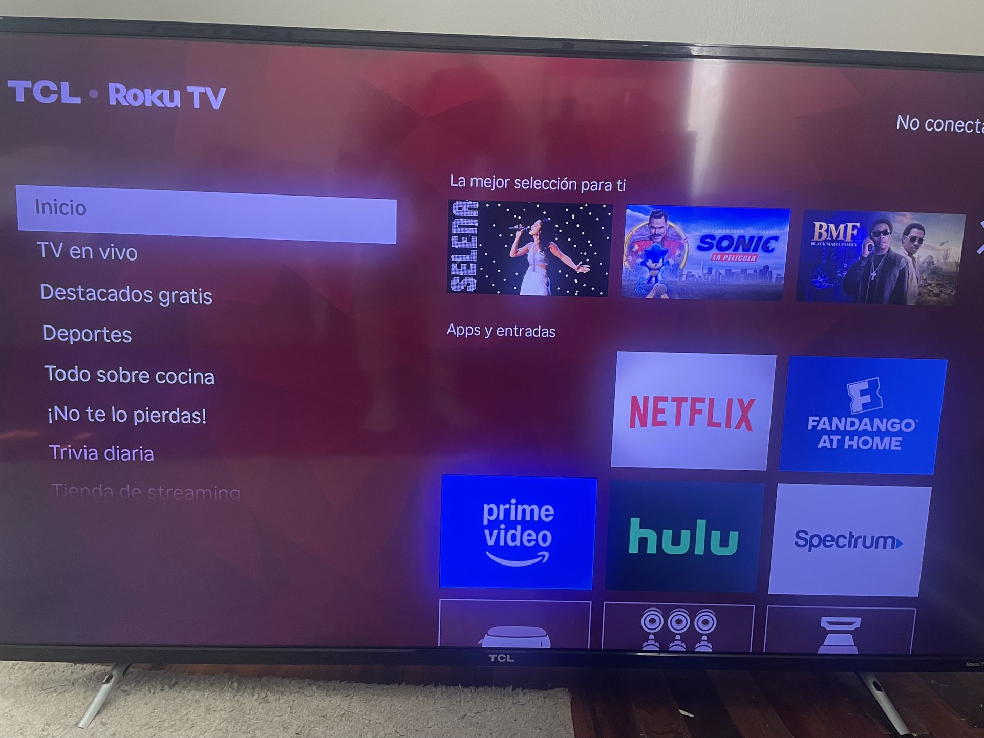55" TCL ROKU SMART TV