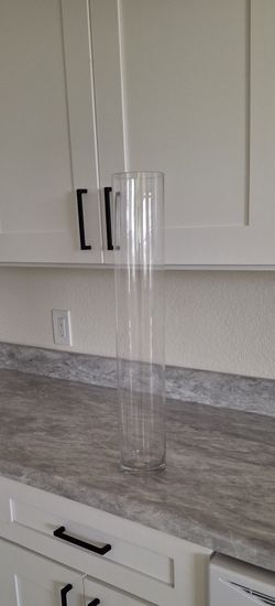 24" Tall x 4" Wide Tall Glass Cylinder Vases