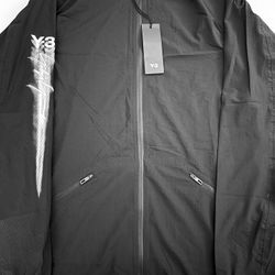 Men’s XS Y-3 Logo Print Running Jacket 