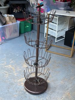4-Tier Revolving Shoe Tree storage 36x12