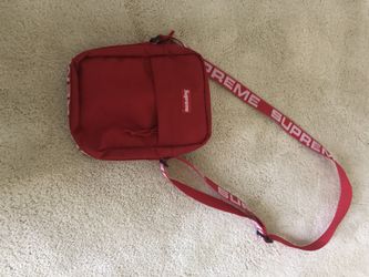 Supreme red authentic bag