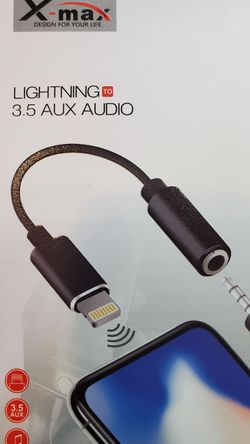 Lightning (Apple) to 3.5 Aux Audio Cable