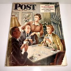 1950 OCTOBER 14 THE SATURDAY EVENING POST MAGAZINE - ILLUSTRATED COVER- SP 2478N