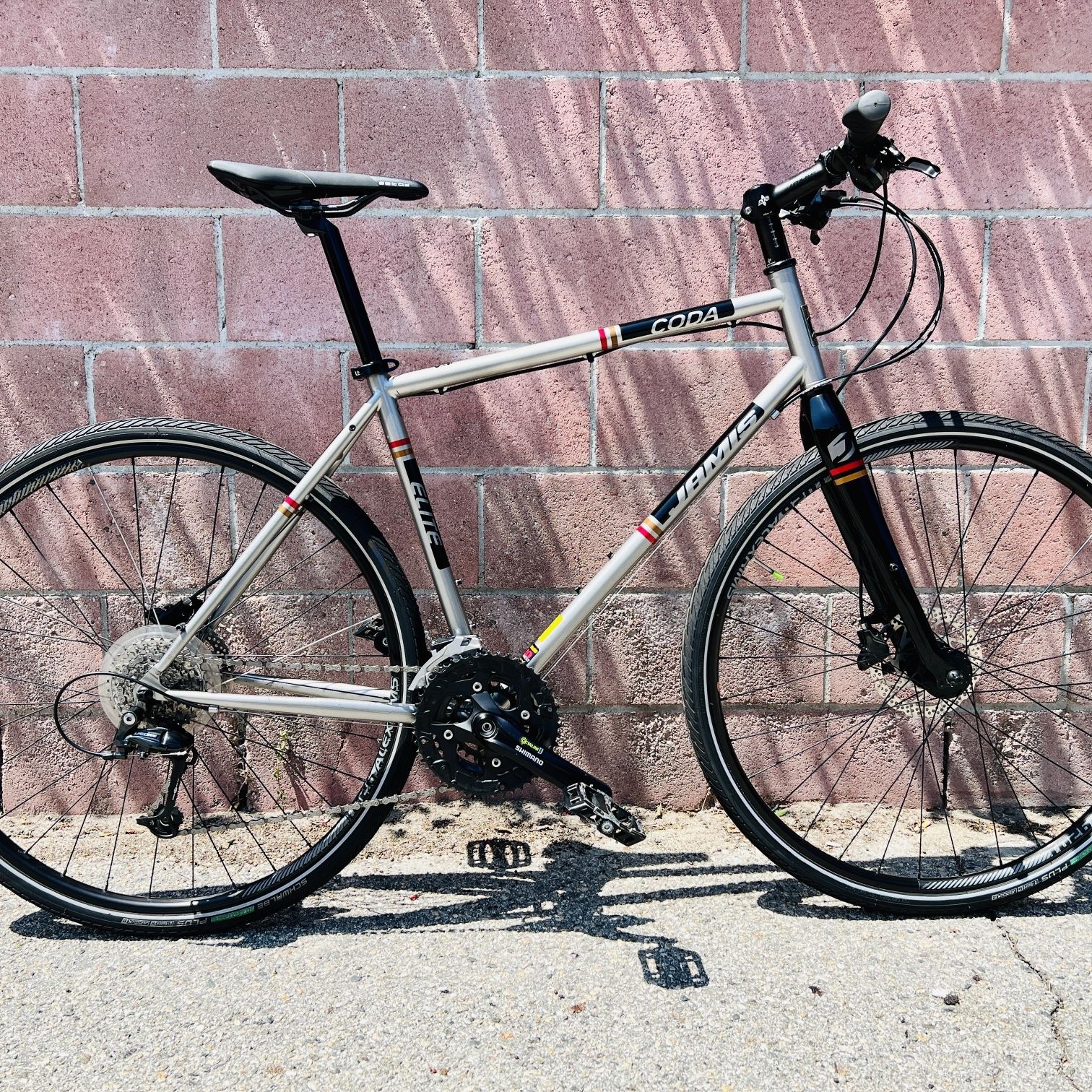 Jamis Coda Elite Hybrid Bike Steel Frame Carbon Fork Hydraulic Brakes for Sale in Los Angeles CA OfferUp