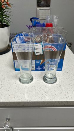 Pilsner beer glasses