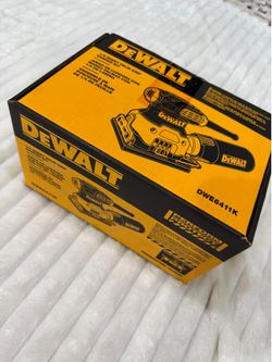 DEWALT BLESSUREI 1/4 SHEET PALM GRIP SANDER KIT JUEGO DE LIJADORA CON MANGO PALMAR CON 1/4 DE LÁMINA ENSEMBLE DE PONCEUSE À MAIN DE 1/4 DE FEUILLE