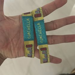 GA W2 Coachella music festival, wristbands tickets