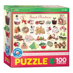 NEW. Sweet Christmas Puzzle, 100-Piece. Ages 5+