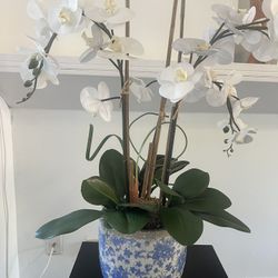 Faux White Orchid