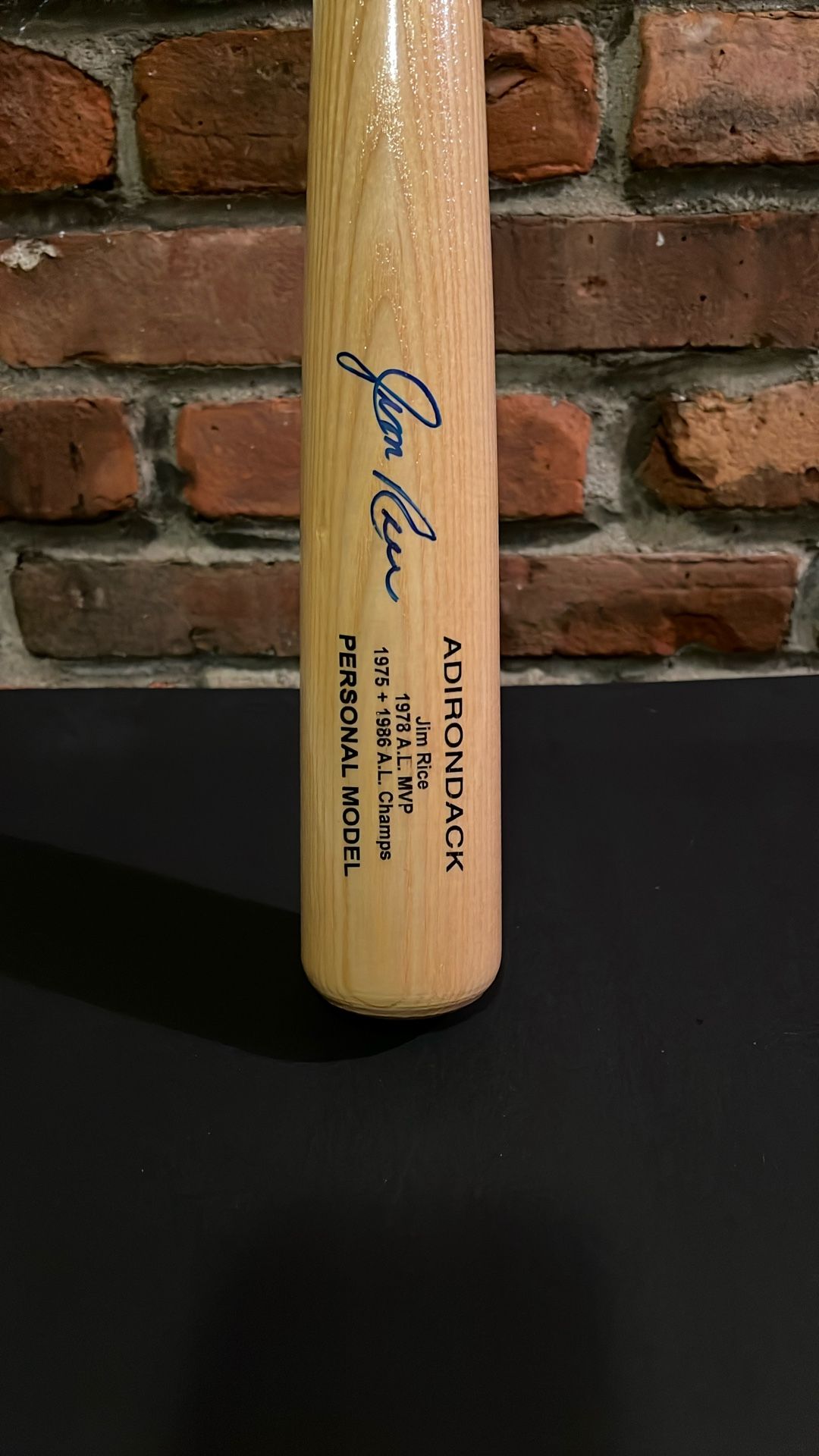 Jim Rice Autographed Game Model Baseball Bat / COA