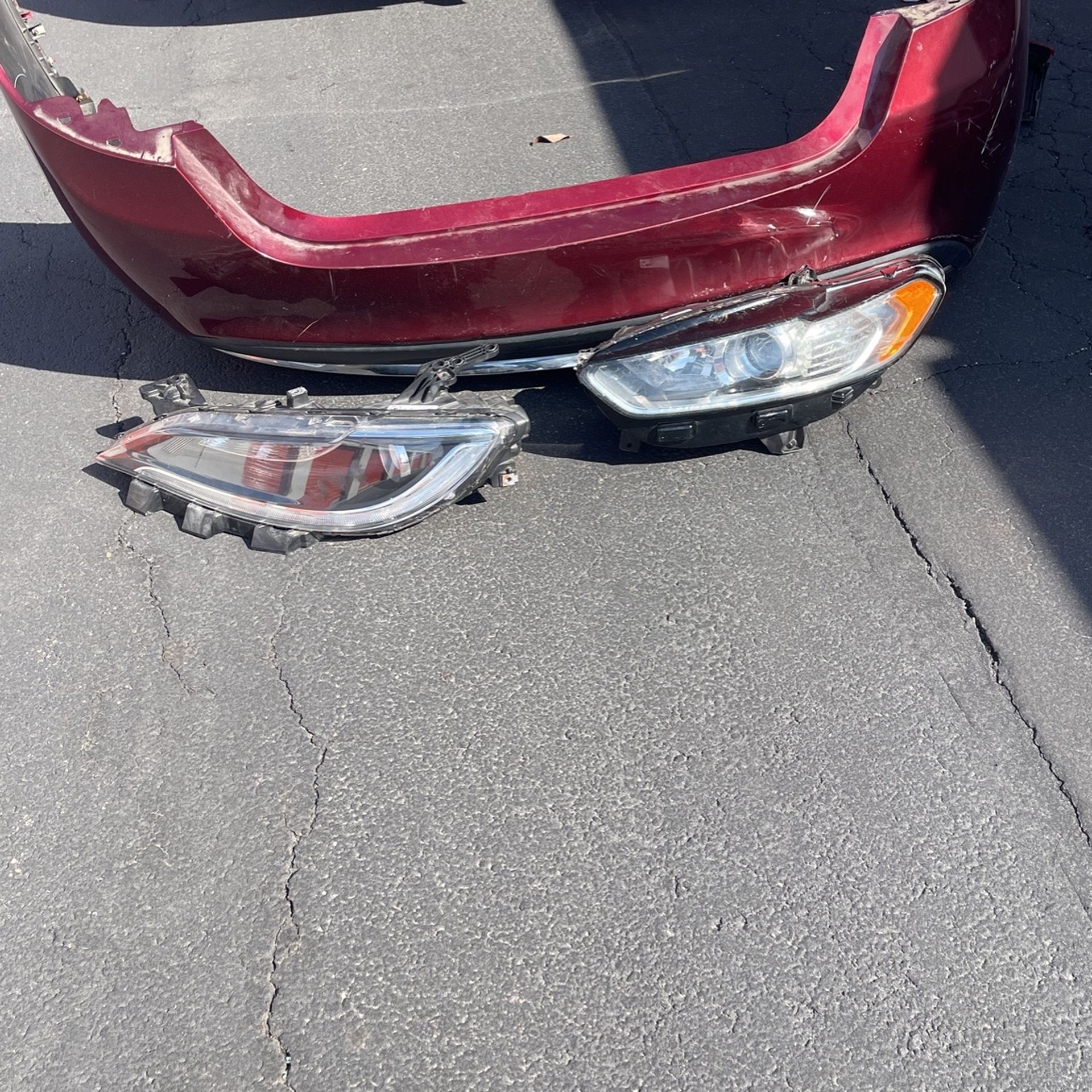Car parts bumper headlights door glass 2017Chevy Malibu, 2015Chrysler 200, 2013Ford Fusion