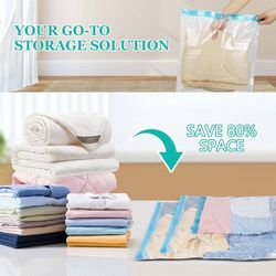 Vacuum Storage Bags 12 - Pack Travel Combo Set