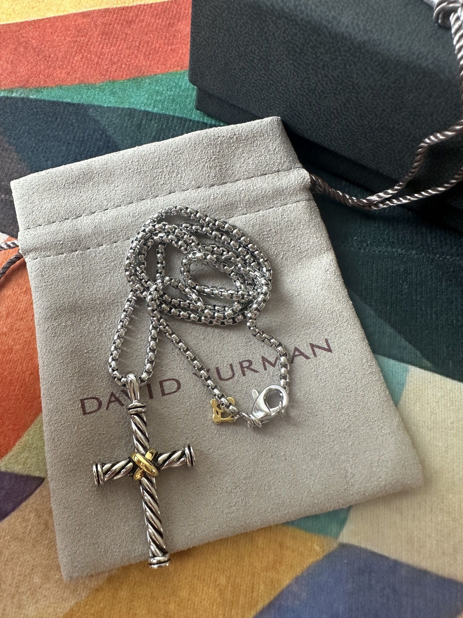 David Yurman Cross Necklace