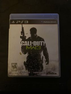PS3- call of duty MW3
