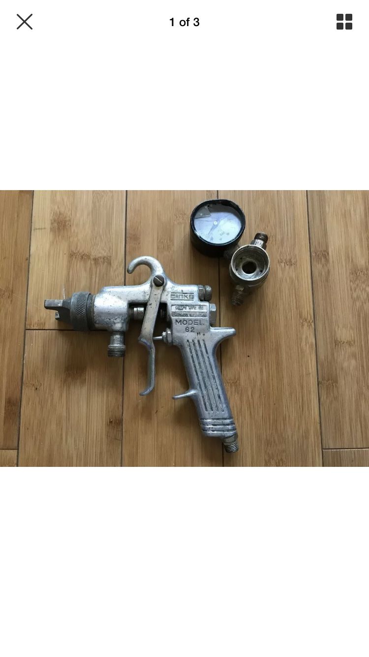 BINKS MODEL 62 PROFESSIONAL SPRAY GUN LITTLE USE. LOOK!! Works Great