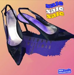 Like New Black Stuart Weitzman Slingback Heels