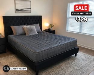 🔥 NEW ARRIVAL | 9” FULL HYBRID MATTRESS 🔥 $0 Down, Flexible Payments Available