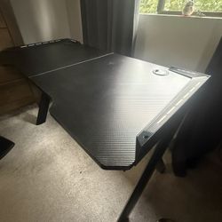 Gaming Desk With LED Lights
